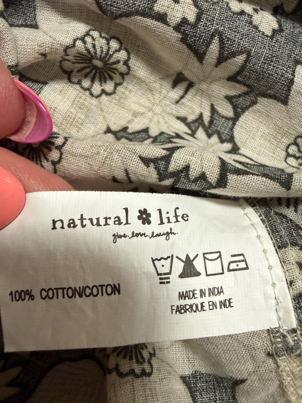 *NEW* Natural Life Barcelona Cotton Button Down - Picture 13 of 13